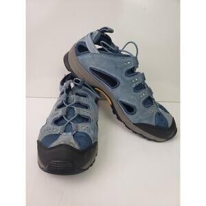 Lands' End Suede Shoes Womens Size 8.5 D Beach Trekker Hiking Sandals Persian